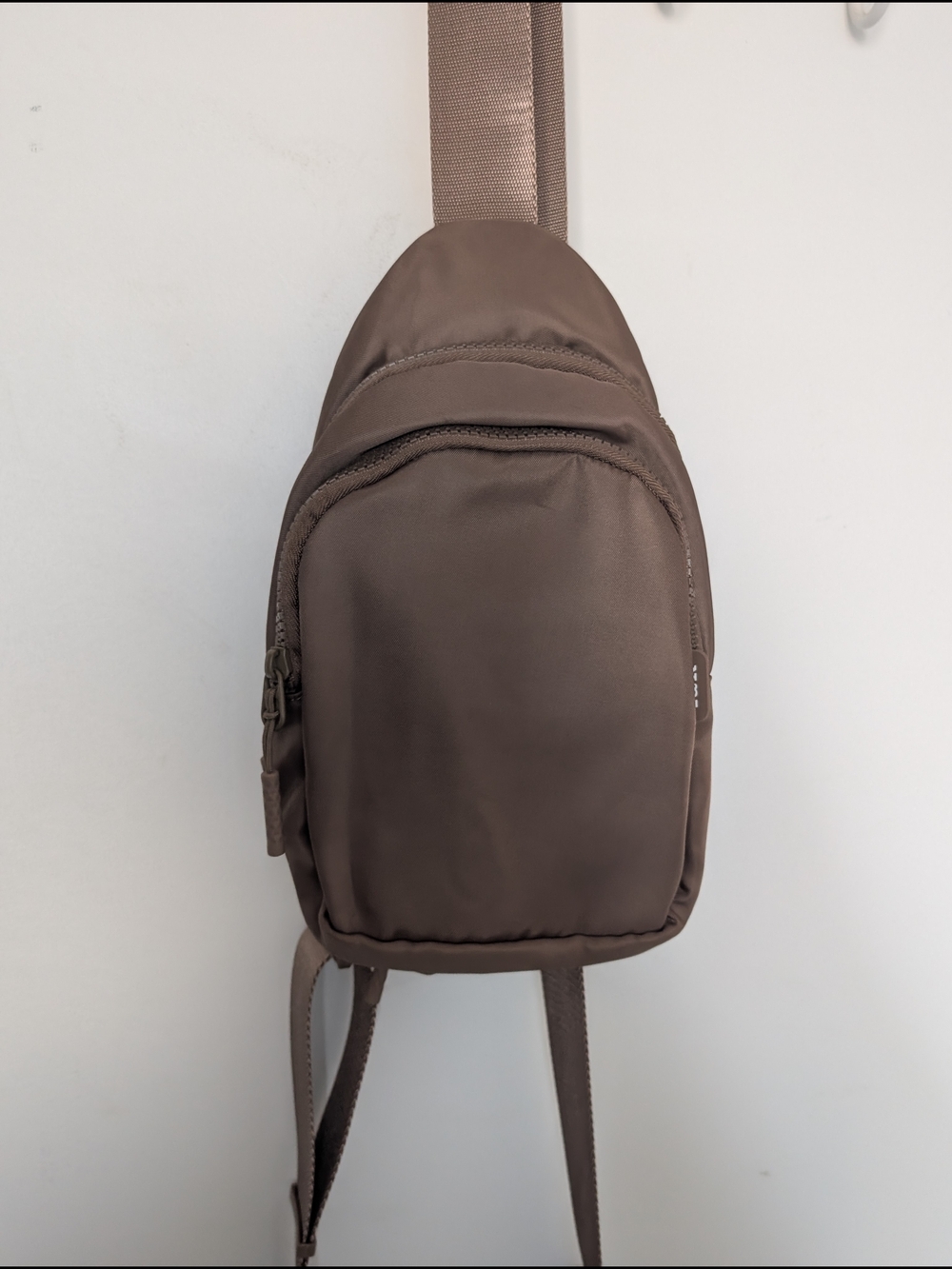 Women's Crossbody Sling Bag in Taupe Brown